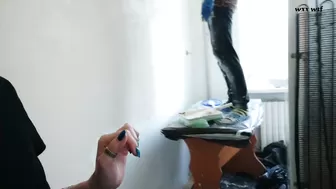 Actress — Forest Whore_05 — Girl fucks herself while a painter working [2019-05]