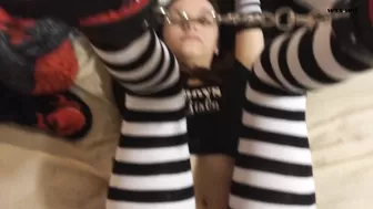AllyTheCat_27 Small Girl gets a Creampie While Restrained