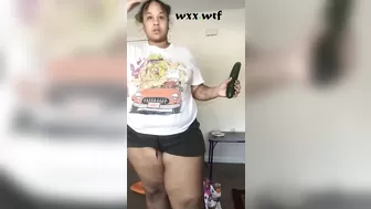 A MIXED BBW GETS NAKED AND GAGS ON YOUR “DICK”_Fluffy Bunny_720p