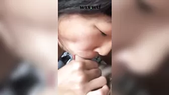 Asian MILF Blows Hairy Cock and Swallows every Drop_eves4700_720p