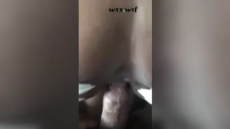 Black Girl Spread her Ass & take Dick_Rain drop_720p