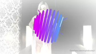 tripledbabe21 shows off her milking