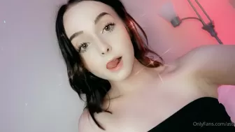 Astrella Rae  cute passion gently caresses boobs