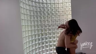 rejaniced luxurious lady gently masturbates pussy