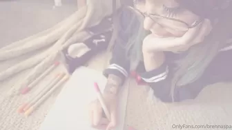 Brenna Sparks aka brennasparks  sexy  fucked sex toy in pussy