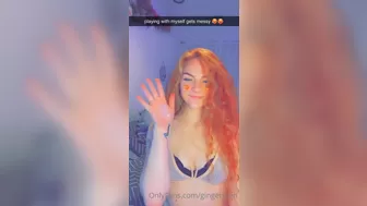 gingerteen busty confused girl fucks cunt