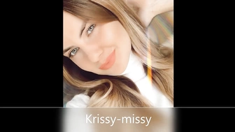 krissy_missy пердолит свои дырочки