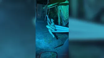 miss raquel Crazy Curva shows off saggy tits