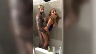 naomi woods Busty chick caresses big nipples