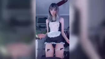cutelilkitten Big breasted beauty moaning from dildo in cap