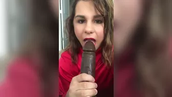 crystina rossi Beautiful female strips and jerks off