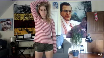 Katie (@katiecutie) onlyfans Skinny chick masturbates through her pussy panties