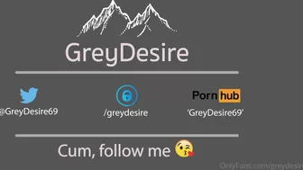 Grey Desire (@greydesire) onlyfans flows from all holes