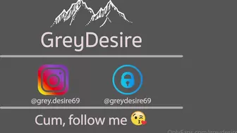 Grey Desire (@greydesire) onlyfans Ardent Devil Masturbates Cunt