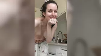 Aella Girl onlyfans Slutty slut masturbates shaved pussy