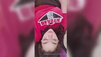 miki blue onlyfans Fluffy bitch shows vagina