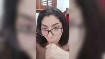 miki blue onlyfans sucks rubber penis