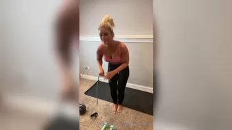 toneupwithtay Shy curvy shows off beautiful tits