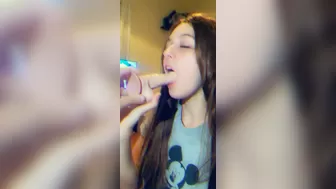 bree baby  Busty slut caresses shaved pussy