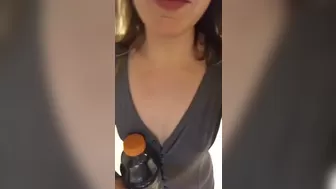 Myultimateischarging Cute bitch massaging pussy