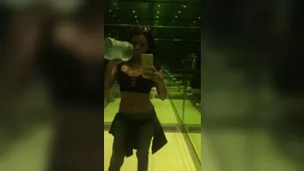 LunaStar Girl with elastic milks having fun with sex toy
