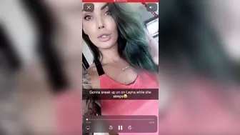 Layna Boo Busty woman dancing spectacular striptease