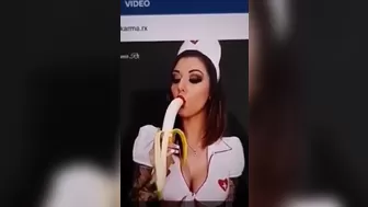 Karma RX Gorgeous busty pussy masturbates