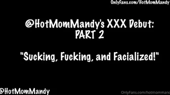 hotmommandy Blonde with tattoo caresses huge boobs