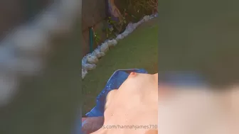 Hannah James aka hannahjames710 onlyfans Cute baby fucks herself with black dildo fingers