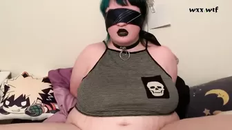 Goth Babe gets Teased while Tied up_RavenCox_720p