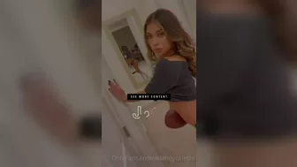 ariannyceleste Impressive young lady puts on beautiful boobs