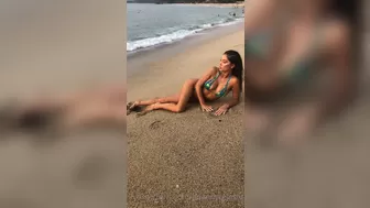 ariannyceleste Beautiful chick caresses huge milkings