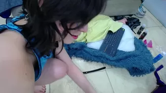 tokyoo_ Black haired passion shows beautiful sissy
