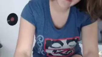 ponymafia Adorable petite effectively jerking pussy