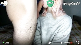 piskaedinorog помыла пилотку и показала ее на вебку