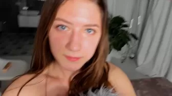 opurel Sweet chick fucks both holes