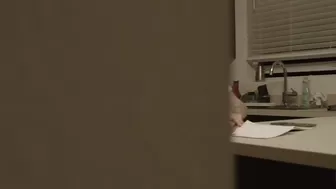 N Mul  Crazy brunette fucks pussy with phallus