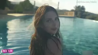 Little Reislin  caresses his tits