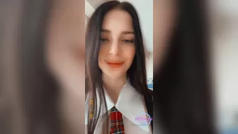 Little Reislin, littlereislin, reislin onlyfans Excellent skin in glasses sucks dildo
