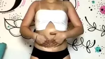 Larissa Manoela onlyfans Graceful bitch masturbates pussy