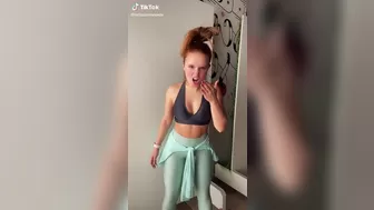 Larissa Manoela onlyfans Doll in stockings pulls pussy with fingers