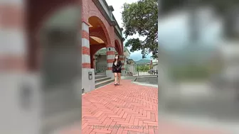 yi_mei Tattooed bitch undresses erotically