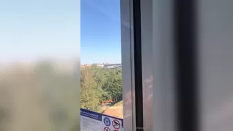 Juju Brais, Julia Abrams,  Blonde takes off her stockings and daubs