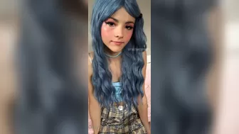 fulltimecrybaby onlyfans Stocking beauty fucks her shaved cunt