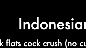 Indonesian Black Flats Cock Crush (no Cum)_Only Asian Crusher_720p