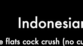 Indonesian White Flats Cock Crush (no Cum)_Only Asian Crusher_720p