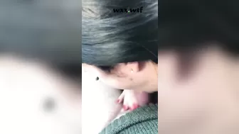 MILF Suck Dick and Lick Cock Public_Hot rose_720p