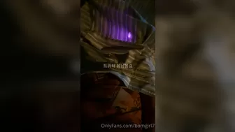 bomgirl7 onlyfans Baby briskly jumping on a dildo