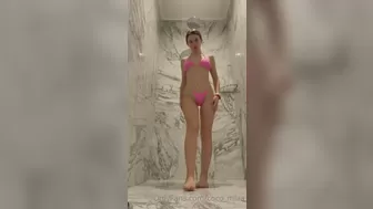 Coco Mia aka coco miaa Incendiary Ukrainian shows off huge buffers