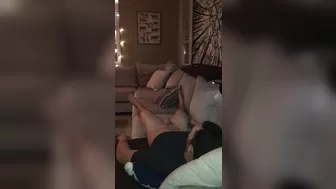 Nicole Aniston Hot brunette girl passionately jerks off her cunt